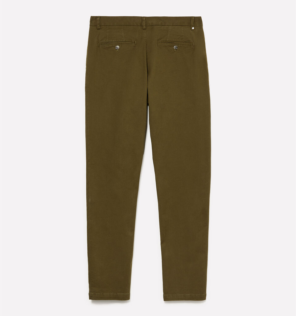 Olivgrüne Chinohose - chino hosen für herren - Olivgrün | Sisley image number 2